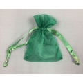 Organza Bags Green (12) 3" x 4" 